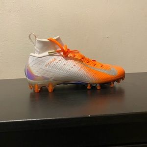 Nike Vapor Orange/Silver Untouchable Pro 3 Football Cleats
